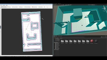 ros2 nav2 with turtlebot3 simulation in unity with custom scenes