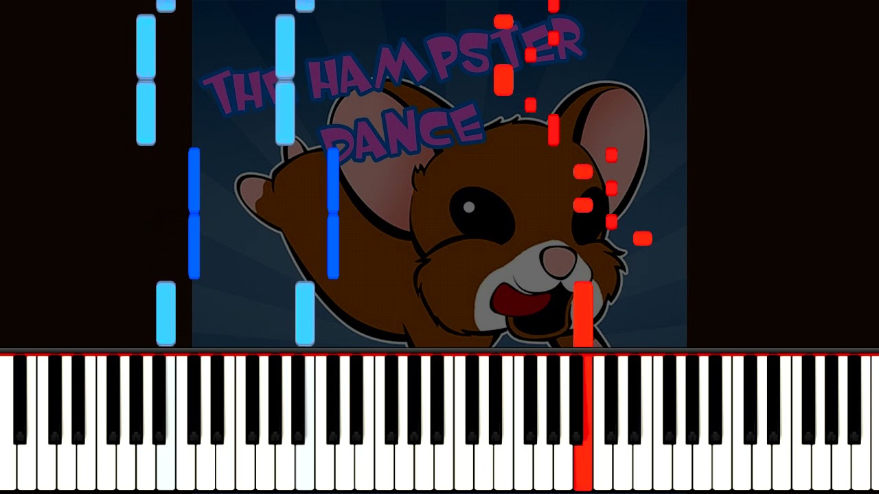 The Hamster Dance Song piano synthesia