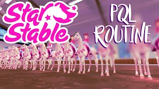 Riding in a Pink Queens Legacy Routine! 🎀Star Stable Dressage