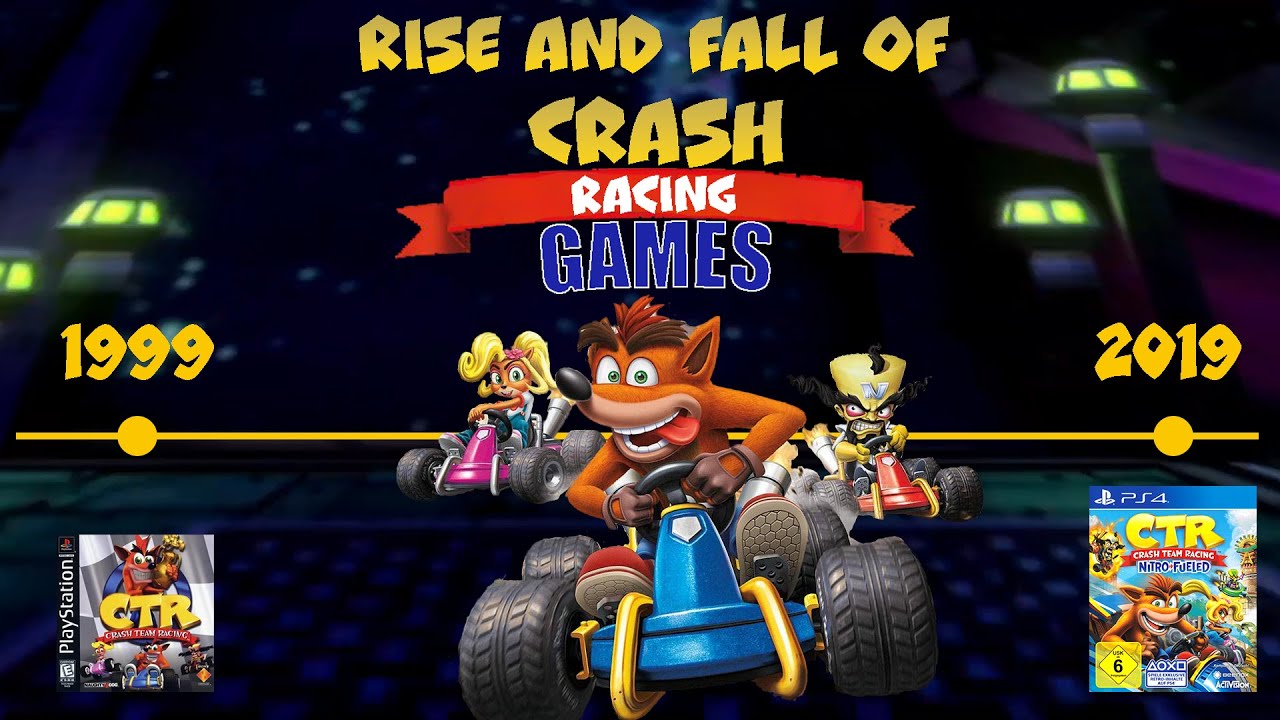 Rise and Fall of Crash Bandicoot Racing Games - YouTube