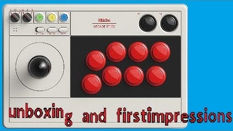 8Bitdo Arcade Stick unboxing and first impressions