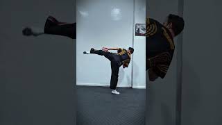 Bunkai kicks from karate#karate #boxing #techniqe #kungfu