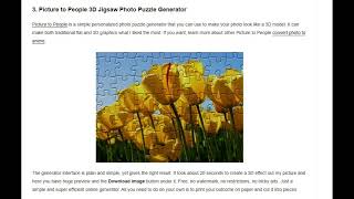 10 Best Photo Puzzle Apps Turn Picture into Jigsaw Puzzle Free Online screenshot 4
