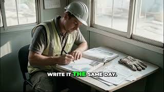 Module 2 Lesson 1. Daily Site Diaries