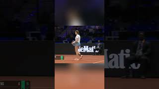 Mertens Dominates: Witness Unstoppable Tennis Power! #sports #tennis #wta #highlights #shorts  #wow