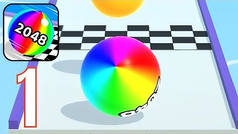 Ball Run 2048 - Gameplay Walkthrough Part 1 Tutorial - Level 1-17 (iOS, Android)