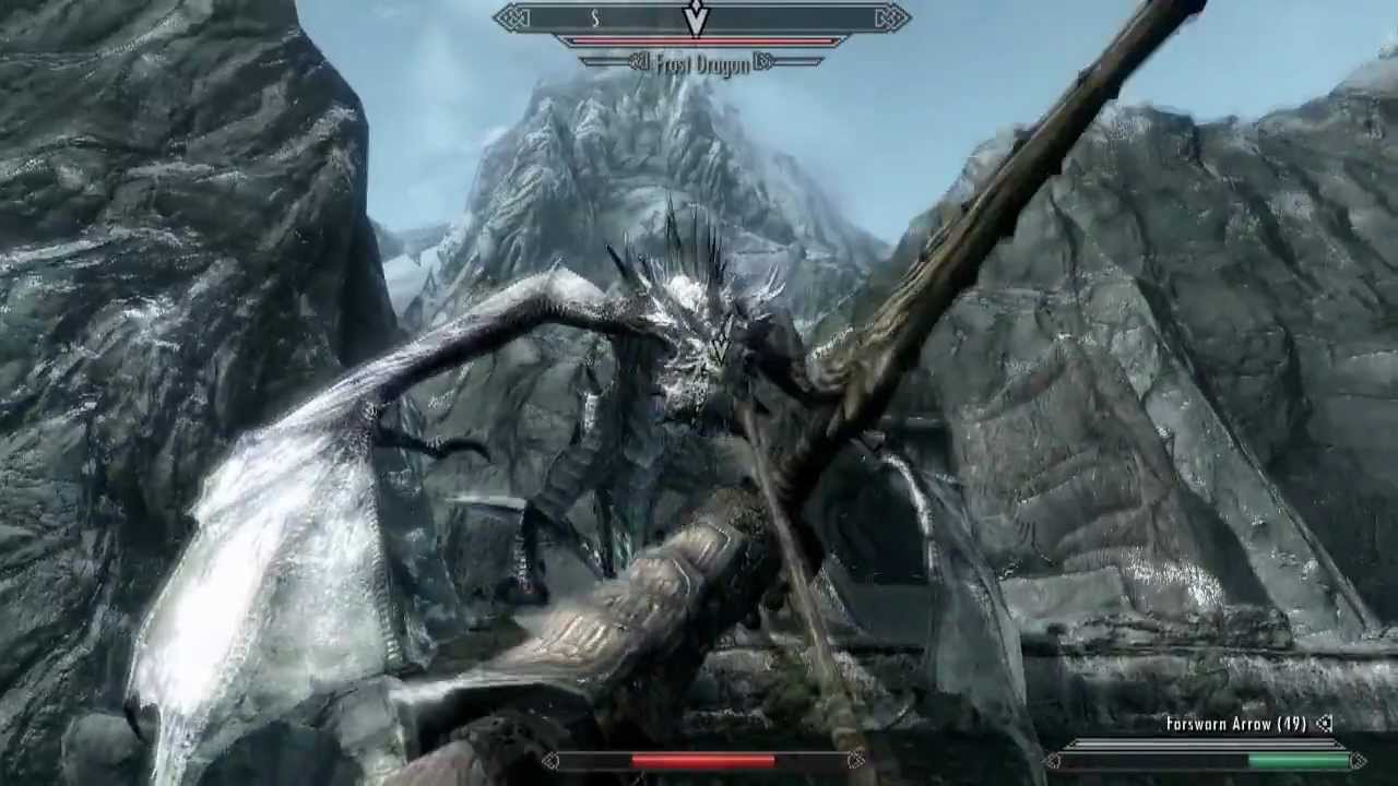 Skyrim Blades Mod and Dragon Killing YouTube