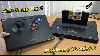 Neo Geo AES Modded to the MAX… INSANE LED Setup! – AES+ Needs This?
