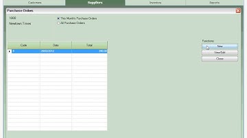 How to Create a Purchase Order in Cashflow Manager Accounting Software for Small Business