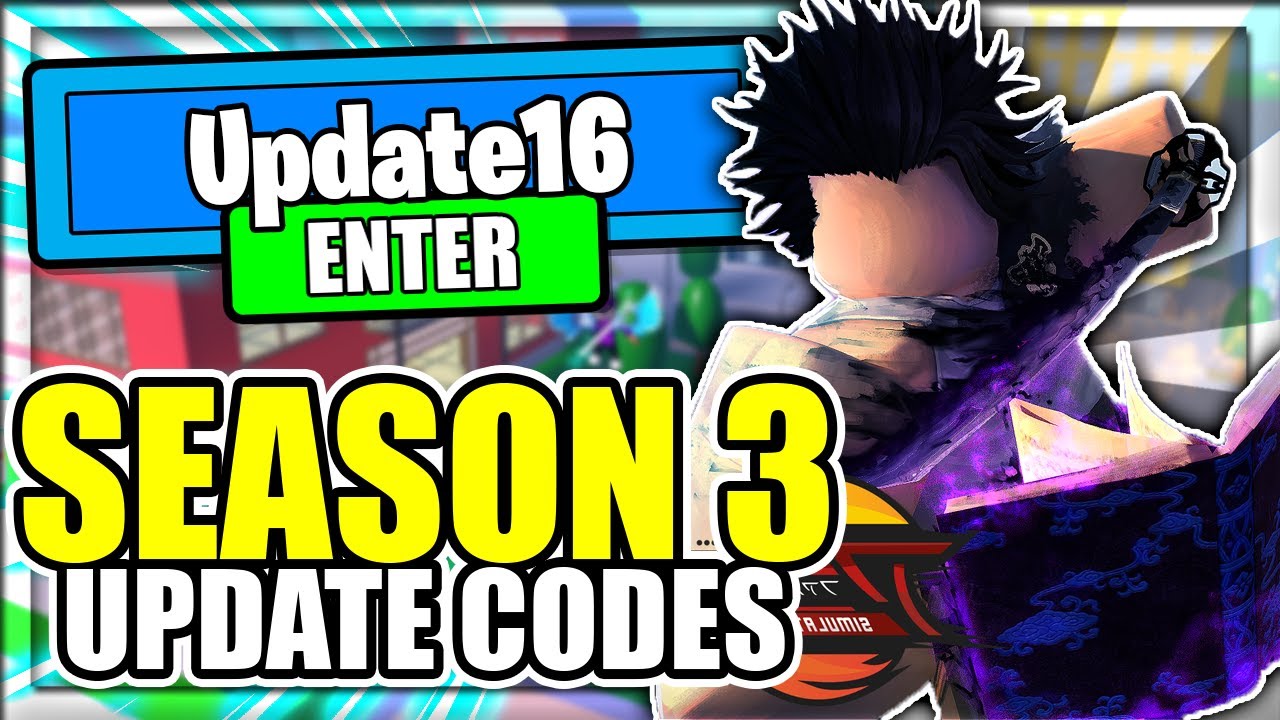 All 32 New Season 3 Update 16 Codes Free Fighting Pass Anime Fighting Simulator Roblox Youtube - roblox series 3 codes