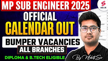 MP Sub Engineer Vacancy 2025 | MP Sub Engineer Notification 2025 | MP Sub Engineer 2025 by Mohit Sir