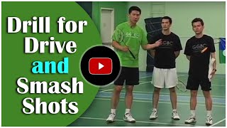 Smash and Drive Drill featuring Kevin Han (13-time United States National Badminton Champion)