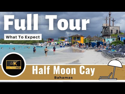 วีดีโอ: Half Moon Cay ในบาฮามาส