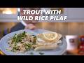 Baked Trout + Rice Pilaf – A Simple Weeknight Dinner That Feels Fancy