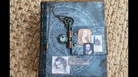 Lap Book Project Completed Dark Academia