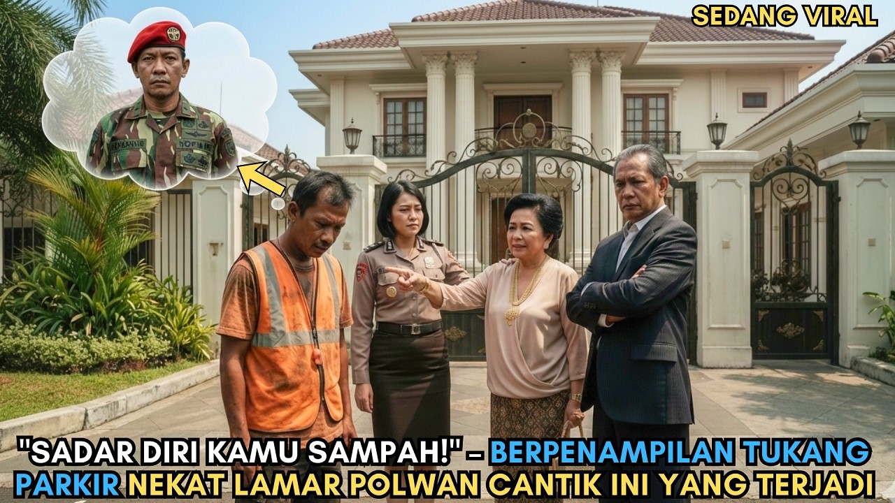 SADAR DIRI KAMU TUKANG PARKIR KOTOR!!BEGINI KALAU LAMAR POLWAN DENGAN IDENTITAS TUKANG PARKIR