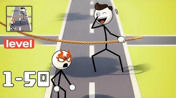 The Tricky Puzzle - Gameplay Walkthrough Levels 1-50 - Funny Stickman Brain Puzzle Game