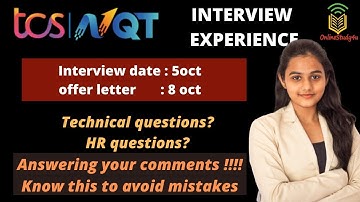 TCS Offer letter date 08th october 2021, Interview Date 05th October 2021