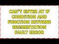 Can't Enter at if condition and function returns segmentation fault error