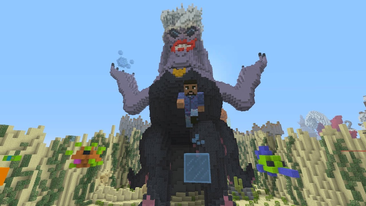 Minecraft XBOX — Беги от зверя — Злодеи Диснея