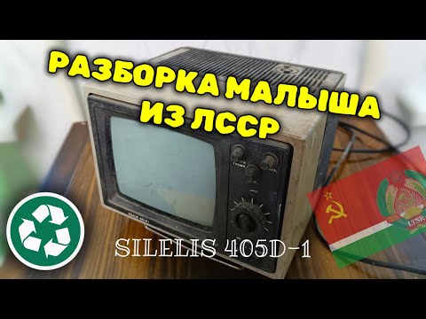 Видео: Разборка маленького телевизора из Литовской ССР. Что можно найти в SILELIS 405 D-1.