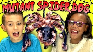 KIDS REACT TO MUTANT SPIDER DOG KIDS REACT TO MUTANT SPIDER DOG