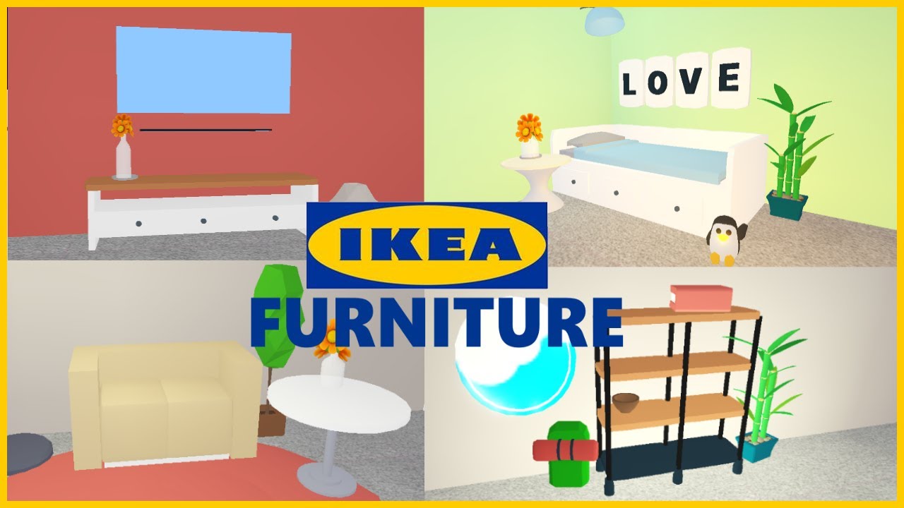 Custom Ikea Furniture Building Hacks Ideas Adopt Me Roblox Youtube - build you any furniture model on roblox