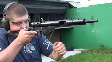 Shooting the STEN Mk. II submachine gun - G
