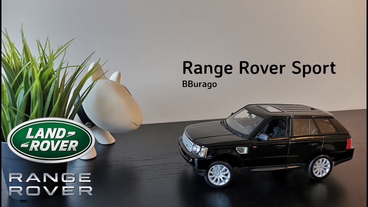 Bburago 12069bk Range Rover Sport Black 1-18 Diecast Car Model 