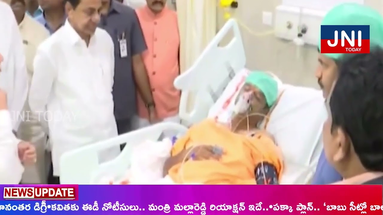 CM KCR Visits BRS Candidate Prabhakar Reddy | Dubbaka Incident Update