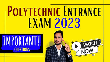 Polytechnic Entrance exam 2023 Live Class || Polytechnic Ki Online Taiyari by Raceva Academy |