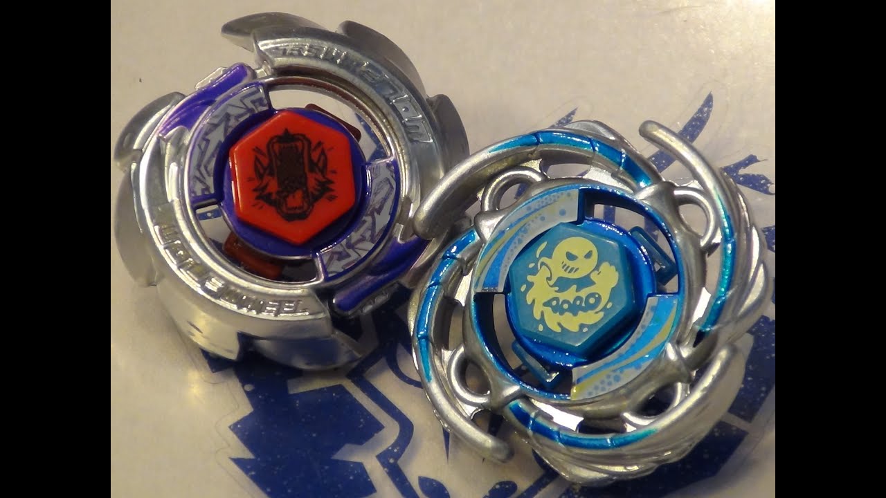Beyblade Pre-Hybrid Wheel Battle! WOLF 125SF vs AQUARIO 105F
