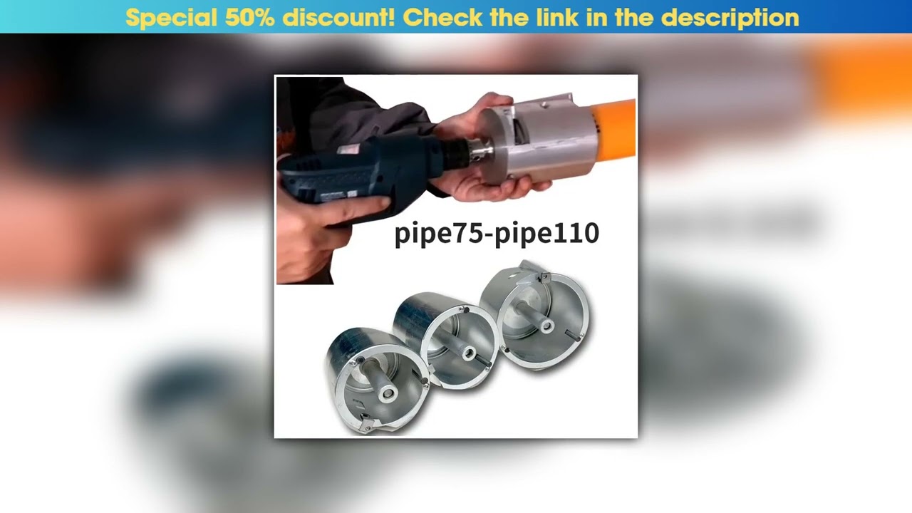 Get 63-110 Turbo scraper Patented pipe scraper Amall dimension for narrowest welding•••••••••••••••