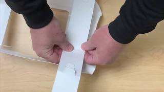 Paperboard Disposable Face Shield Assembly Instructions