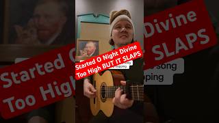 O Night Divine is a rock song?? #christmas #acousticcover #christmascarol #comedy