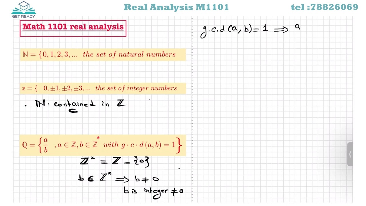 M1101 Field Of Real Numbers Part1