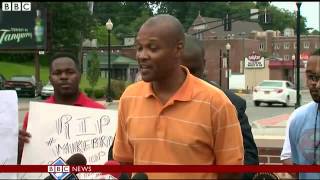 BBC News   Michael Brown family condemns CCTV robbery footage