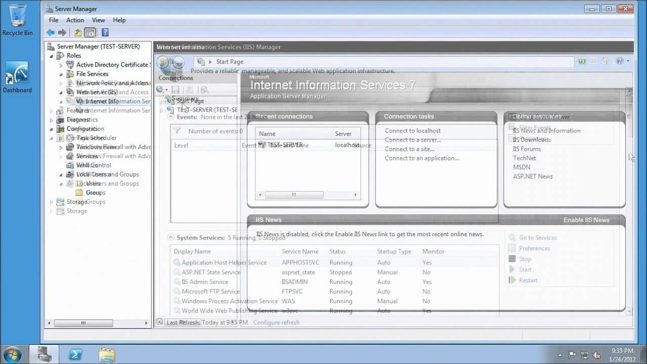 Update Creating an FTP site on WHS 2011