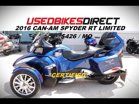 2016 Can-Am Spyder RT Limited SE6