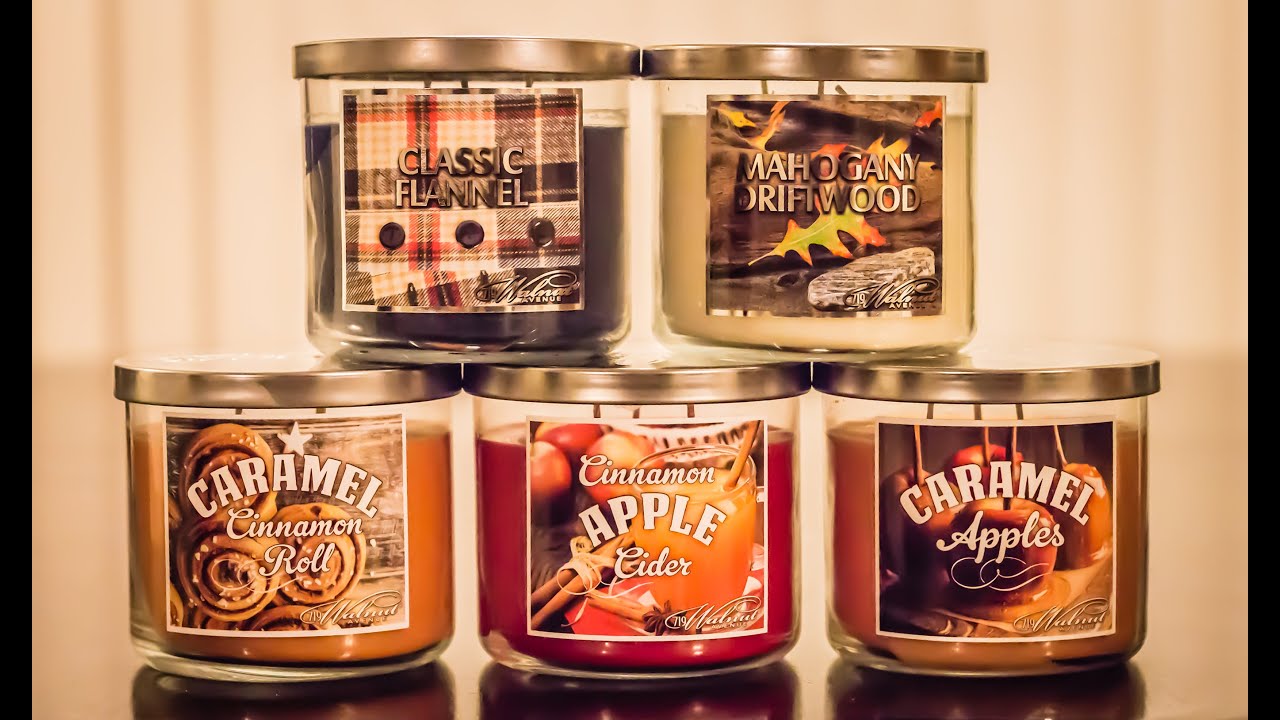 719 Walnut Avenue 3wick Candles Haul Fall 2015 YouTube