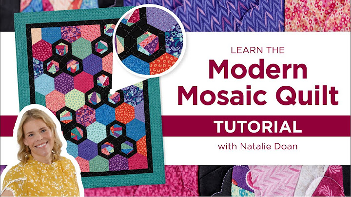 Learn Crumb Piecing & Y Seams with the Modern Mosaic Quilt | Free Quilting Tutorial