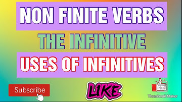#Nonfiniteverbs#The infinitive##Participle#Gerund#Uses of infinitive##Englishgrammar##grammar