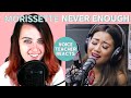 Voice Teacher Reacts | MORISSETTE sings "NEVER ENOUGH" Live! on Wish