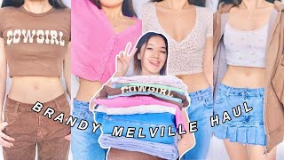 HUGE $400 BRANDY MELVILLE TRY-ON HAUL 2020 | Trendy & Cute “RARE” Brandy Melville outfits
