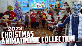 My 2023 Christmas Animatronic Collection | 30+ Life Size Animatronics | Home Depot | Gemmy