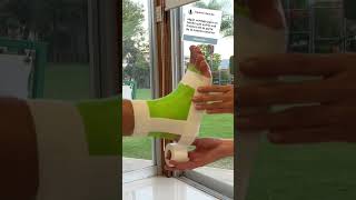 Functional bandage for ankle injuries #bandage #ankle #rehabilitation