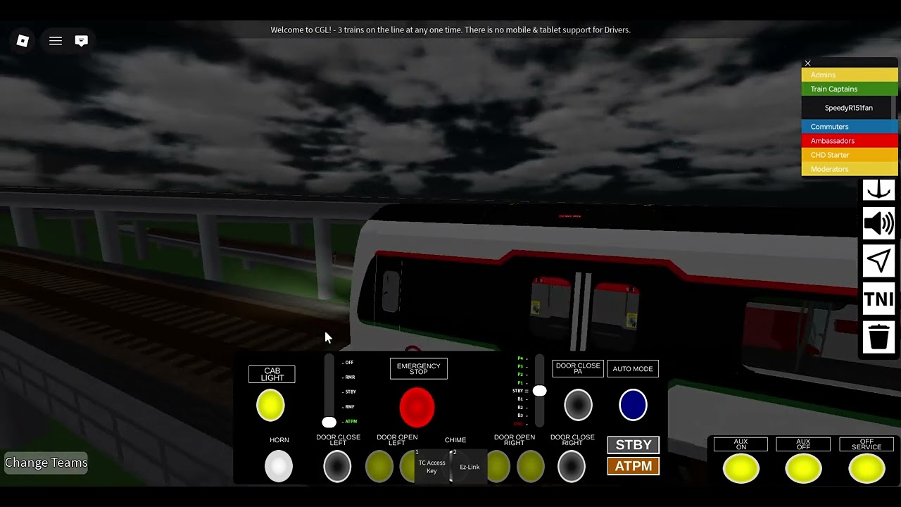 Roblox CGL Alstom R151 set 865/866 From CG1 Expo to CG Tanah Merah