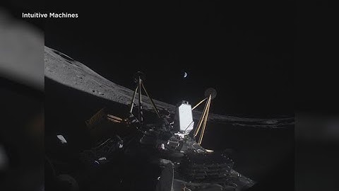 Intuitive Machines: Athena lunar landing mission over