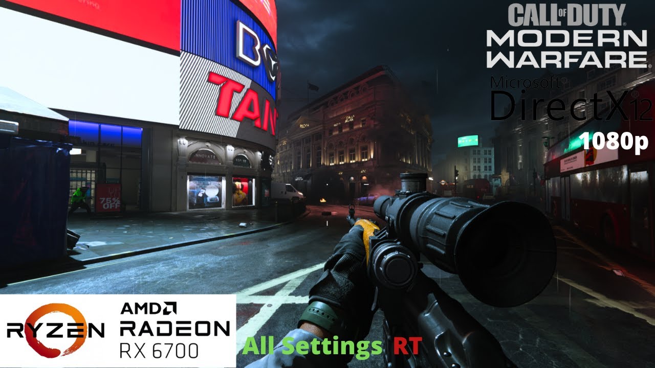 Call of Duty Modern Warfare - RX 6700 Benchmark Run | All Settings | RT ...