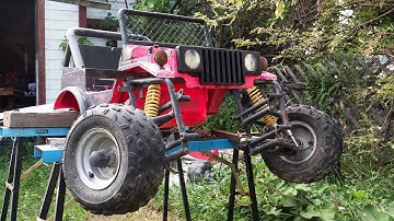 Barbie Jeep Power Wheels Build (Part 2) / New Body & Fresh Start